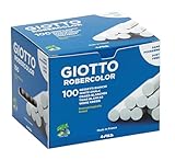 Giotto 538800 Robercolor-Kreide, weiß, 100 Stück Packung