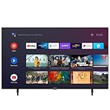 GRUNDIG 43 VOE 73 Fernseher 43 Zoll (108 cm) LED TV, Android 9 TV, 4K UHD, Dolby Digital, HDR10, Micro Dimming Engine, Chromecast Built-in, Bluetooth, Smart TV, Schwarz