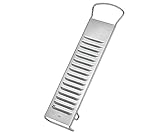 Küchenprofi Kartoffelhobel, rostfreier Edelstahl, für rohe und festkochende Kartoffeln, Kartoffelreibe für Kartoffelsalat und Bratkartoffeln, Gemüsehobel Silber, Maße: 44,5 x 11,4 x 3,8 cm