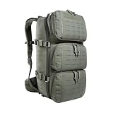 Tasmanian Tiger TT Modular Combat Pack 24 SL IRR größenverstellbarer Militär Tages-Rucksack, Daypack mit Organizer und vielen Fächern, Molle-kompatibel; Steingrau-Oliv IRR