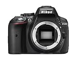 Nikon D5300 SLR-Digitalkamera (24,2 Megapixel, 8,1 cm (3,2 Zoll) LCD-Display, Full HD, HDMI, WiFi, GPS, AF-System mit 39 Messfeldern) nur Gehäuse schwarz