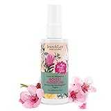 Jean & Len Boost Moisture Leave In Pflegespray, für trockenes Haar, mit Anti-Stroh-Effekt, Leave In Haarpflege, mit Aloe Vera, für glänzendes Haar, ohne Parabene & Silikone, vegan, 100 ml