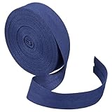 BENECREAT 10 m Einfach Gefaltetes Schrägband, 20 mm Breites Schrägband Saumband Zum Nähen von Kleidungsstücken, Nähen, Rohrleitungen, Quilten, Preußischblau