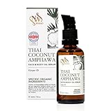 ​NW Brand Thai Bio-Kokosöl Serum für Gesicht & Körper – Natürliches Hautpflegeöl gegen Falten,mit Vitamin E und C,zieht schnell ein, klebt nicht, 50 ml (Pack of 1)