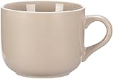 650ml Teetasse, Kaffeetasse XXL Tasse Keramik Suppentassen mit Henkel Jumbotassen Groß Kaffee Tee Tasse Müsli Suppen Kaffeebecher Schale Schüssel Porzellan Tasse Suppenschüssel mit Griff (Khaki)