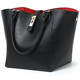 sqlp Shopper Tasche Damen Groß Leder Handtasche for Women Gross Henkeltaschen Big Bag Arbeit Handtaschen für Damen Schultertaschen