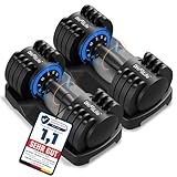DH FitLife 12kg verstellbare Hanteln 2 bis 12 KG mit 5 Gewichtsstufen, Kurzhanteln Set mit Hantelscheiben, Kurzhanteln verstellbar, variable Gewichte 5 in 1, 2er Set
