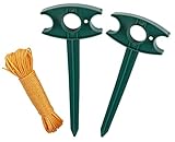 Garten- u. Pflanzenrichtschnur 15m, Grün