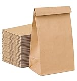 50x Stück Beutel 26 x 17 cm - EXTRA STARK - braune Kraftpapiertüten Geschenktüten Kraftpapierbeutel als DIY Adventskalender - Ostern & Weihnachten - Tüten selber machen