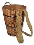 Kiepe 3 Großvarianten WIKLER Tragekorb Huckelkorb Rückentragekorb Weide Weidenkiepe Geflochten Holzkorb (Kleiner)