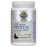 Garden of Life Sport Bio-Pflanzenprotein Schokolade – 840 g veganes Proteinpulver mit Schokoladengeschmack