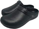 REIS Unisex Clogs & Pantoletten, Schwarz, 42 EU