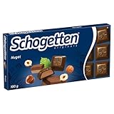 Schogetten Nugat 100g Schokoladentafel, praktisch einzeln portioniert. Ein Genuss. Stück für Stück.