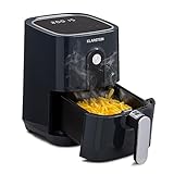 Klarstein Heißluftfriteuse, Air Fryer zum Frittieren, Friteuse mit Touch-Bedienfeld, Timer, Einstellbare Temperatur & 8 Programme, Airfryer zum Luftfritieren, Heißluftfriteuse ohne Öl 1400 W, 2,8L