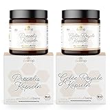 bedrop | Propolis & Gelée Royale Kapseln im Set | 2x 60 Kapseln (100% Imker-Qualität - Bio-Qualität - kleine Kapseln)