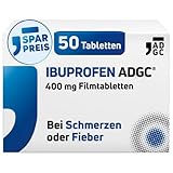IBUPROFEN ADGC® 400mg - 50 Stück - gegen leichte bis mäßige Schmerzen wie Kopfschmerzen, Zahnschmerzen und Regelschmerzen sowie Fieber