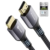 Stouchi HDMI 2.1-Kabel 2m Zertifiziertes, 10K 8K Ultra HD 48 Gbit/s Hochgeschwindigkeit 8K120 4K120 144 Hz RTX 3080 eARC HDR10 4:4:4 HDCP 2.2&2.3 Dolby Kompatibel mit Roku TV/PS5/Xbox-Serie X/LG