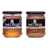 Helmos Honig Mix: Griechischer Thymian Honig 250g und Erdbeerbaum Honig 250g (Total: 500g)