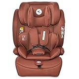 Lorelli Auto Kindersitz 9-36kg Adventure i-Size 76-150 cm, mitwachsender Autositz für Kinder, Babysitz, Autokindersitz, Einstellbare Kopfstütze, 5-Punkt-Sicherheitsgurt, ginger