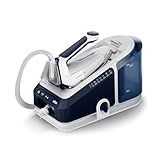 Braun CareStyle 7 Pro Dampfbügelstation IS 7282 BL – Dampfbügeleisen mit FreeGlide 3D Bügelsohle, iCare-Funktion, abnehmbarer 2 L Wassertank, Dampfstoß 600 g/min, 2700 Watt, Blau/Weiß