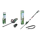 Bosch Akku-Heckenschere UniversalHedgeCut 18V-50 (ohne Akku, 18-Volt-System P4A & 06008B3001 Schnurlose Teleskop-Heckenschere UniversalHedgePole 18 (ohne Akku und Ladegerät)