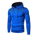 Herren Farbblock-Kapuzen-Trainingsanzug, lässiges Sweatshirt und Jogging-Set, zweifarbiger Sportbekleidung, Trainingsanzug, athletische Herrenjacke und Hose, schmale Passform, durchgehender