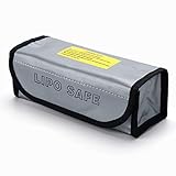 Moendergo Lipo Akku Tasche, Feuerfeste Sicherheitsschutztasch, Lipo Batterie Tasche Feuerfest Explosionsgeschützte Batterie Safe Bag für Charge (M)