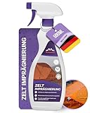 Alpenwert Zelt & Pavillion Imprägnierspray [LANGZEIT-ABPERL-Schutz] Made in Germany Imprägnierung für Zelte, Markisen, Sonnenschirm UVM. (500ml)