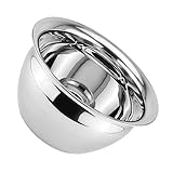 VINTORKY Salatschüssel Rührschüssel Salathalter Verdickte Schüssel Aufbewahrungsschüssel Multifunktionsschüssel Restaurantbedarf Edelstahlschüsseln Eierschüssel Wiederverwendbare Schüssel