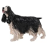 Toddmomy Simulierte Hundefigur aus Kunststoff Niedliche Hundeskulptur Kindlichen Wahrnehmung und Fantasie Realistische Dekofigur für Zuhause oder Langlebig