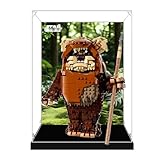 Acryl-Vitrine für Lego 75430 Puppe, staubdichte Box, Aufbewahrungsbox, transparente Box, Displaybox kompatibel mit 75430 (nur Box) (3 mm Hintergrund A)