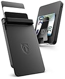 TRAVANDO SLYDE Aluminium Kartenetui mit RFID Schutz - Kartenhalter mit Geldklammer für 7 Karten - Kreditkartenetui Portmonee Herren Slim Wallet