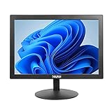 Thinlerain 15,4 Zoll Monitor 1400×900 HD 16:10 LED Bildschirm Small Monitor für Computer PC Windows 7/8/10 (60Hz, 5ms, VESA, HDMI, VGA), Eingebaute Lautsprecher