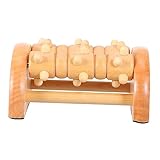 OUNONA Holz Fußmassagegerät Fußroller zur Blutzirkulation und Stressabbau für Müde Füße und Plantarfasziitis Langlebig und Sicher Anwendung