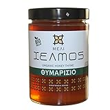 Helmos Griechischer Bio Thymianhonig 450 g – Aromatischer Premium Honig, naturbelassen aus Griechenland