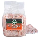 Azafran Rosa Kristallsalz (bekannt als Himalaya Salz) Steinsalz grob 2-5mm 1kg