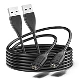 Oumida ladekabel Ladegerät für Garmin Venu 3/ Venu 3S/ Venu/Venu Sq/Venu Sq 2/ Venu Sq Music/Venu 2/Venu 2S/Venu 2 Plus,USB Garmin Uhr Ladekabel (100cm*2pcs)