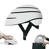 CLOSCA Faltbarer Helm.Fahrradhelm für Erwachsene. Fahrradhelm und Rollerhelm Zertifiziert. Pendlerhelm. Klapphelm. Helm für Frauen.Helm für Männer.