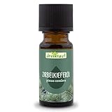 dreikraut Zirbennöl, BIO, 100% naturrein Zirbenkieferöl, Duftöl, Kosmetik (10 ml, Zirbenöl)