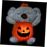 KONTONTY -Sound-Maschine schlafender Faultier Stofftier schlafschnuller Neugeborenes Plüsch Grey