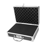 SHINEOFI Aluminium Werkzeugkoffer mit Codeverschluss Tragbare Multifunktions Box für Werkzeug für Zuhause und Reisen mit Elegantem Design und Praktischem Tragegriff