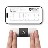 KardiaMobile 6-Kanal Personal-EKG Herzfrequenz-Monitor + 1 Monat KardiaCare gratis – Sechs Ansichten des Herzens, erkennt Vorhofflimmern, schnelle Ergebnisse