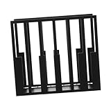 Beatifufu Freistehender Serviettenhalter Metall mit Vertikaler Aufbewahrung Dekorativer Tissue Holder für Tisch und Restaurant Stabiler Napkin Stand für Papier und Stoffservietten