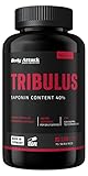 Body Attack Tribulus mit 2400mg Tribulus Extrakt - hochdosierte & natürliche Kapseln mit Testosteron und Zink, Made in Germany, 75 Portionen - 150 Maxi Caps