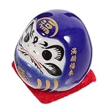 HOMOCONO Dharma Ei Ornament, Auto Innenraum Daruma, Japanisches Daruma Kunsthandwerk, Traditionelle Japanische Daruma Figur Für Den Auto Innenraum, Daruma Figur, Daruma Auto Ornament,
