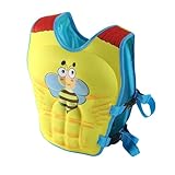 Generisch Schwimmweste Kinder 1-6 Jahren Schwimmlernweste Für Kinder Von 15-30 Kg Mit Variablen Auftriebskörpern Beingurt Und Langem Reißverschluss Kinderschwimmweste