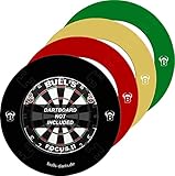 BULL'S schwarz Quarterback Eva Dart Board Surround