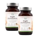 for you high curcuma 2x60 Kapseln Doppelpack - Hochdosierter Kurkuma Extrakt von Curcugreen - 7 Mal besser bioverfügbar - Curcuma-Extrakt 500mg pro Kapsel, davon 325mg reines Curcumin