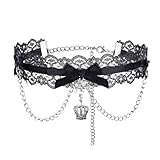 Miaband Gothic Strumpfbänder Spitze Schleife Oberschenkel Strumpfband Elastische Glocke Bein Strumpfband für Frauen