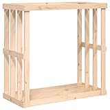 SKM Outdoor-Kaminholzregal 108x52x106 cm Massivholz Kiefer, Weight: 9.85 kg, 822626